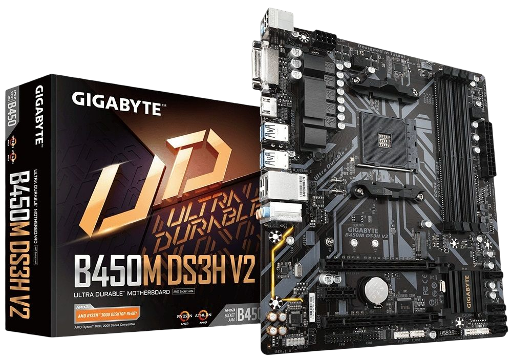 Imágen de Gigabyte micro ATX B450M DS3H V2